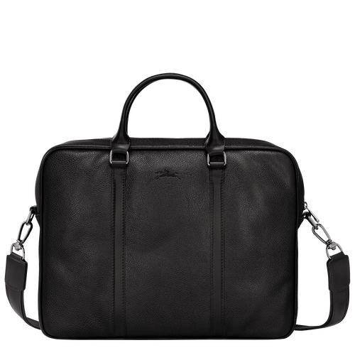 Le Foulonné Briefcase XS, Black