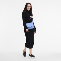 Le Foulonné S Crossbody bag , Cloud Blue - Leather