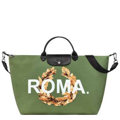 Borsa da viaggio L Le Pliage Du Monde , Tela - Alloro
