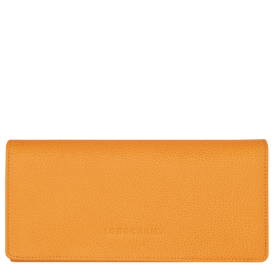 Le Foulonné Continental wallet, Apricot
