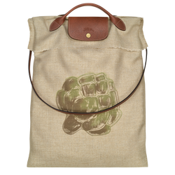 Le Pliage Collection XL Artichoke bag , Artichoke - Canvas