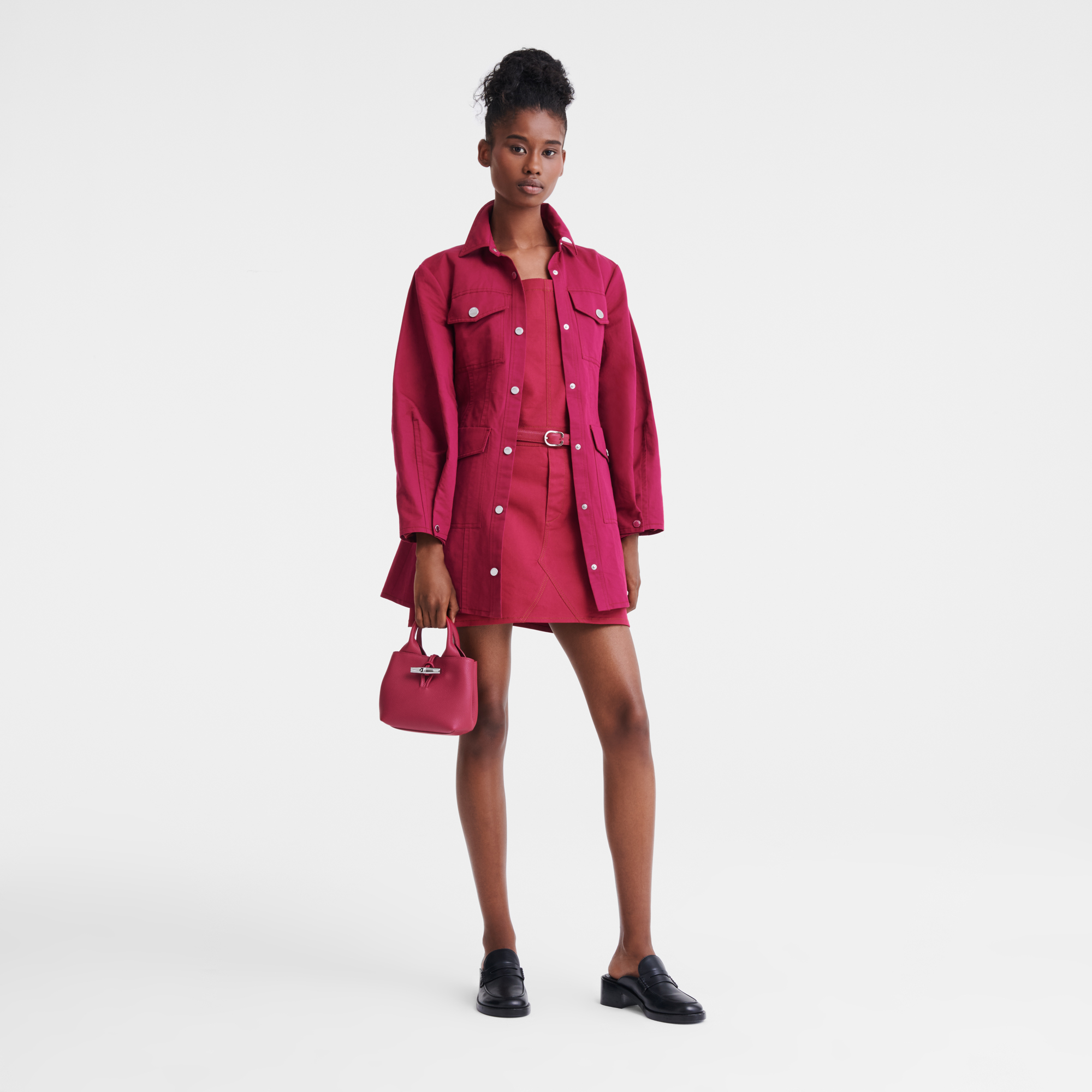 LONGCHAMP 2022新作限定品 ロゾ トップハンドルバッグ XS ル ロゾ XS トップハンドルバッグ ビーツ - レザー | ロンシャン JP