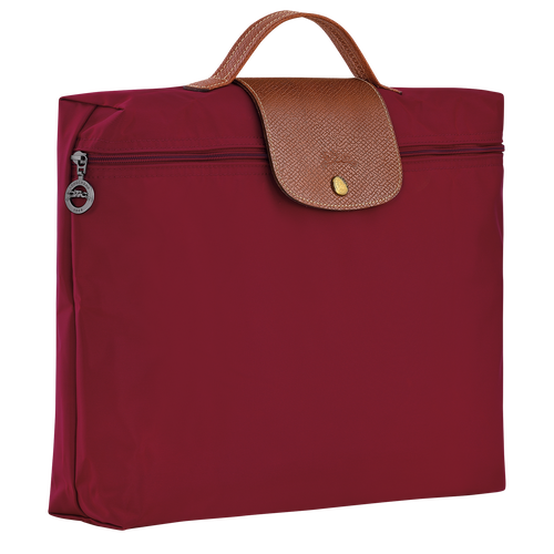 Le Pliage Original S Briefcase , Red - Recycled canvas - View 3 of 5