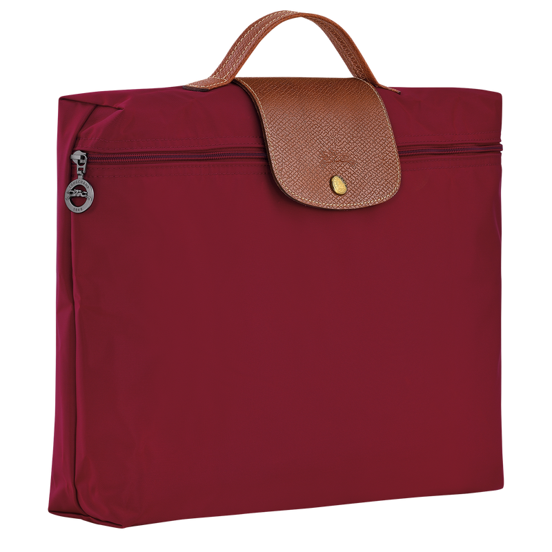 Le Pliage Original S Briefcase , Red - Recycled canvas  - View 3 of 5