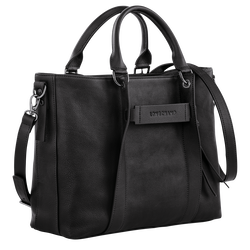 Longchamp 3D Handtasche M, Schwarz