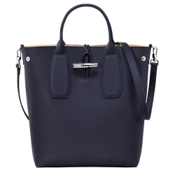 Roseau M Crossbody bag , Bilberry - Leather