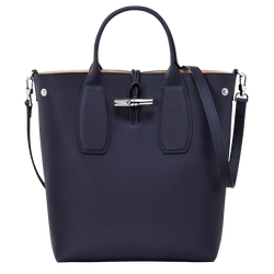 Roseau M Crossbody bag , Bilberry - Leather