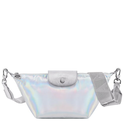 Le Pliage Collection XS Crossbody bag , Silver - Canvas - View 1 of  6