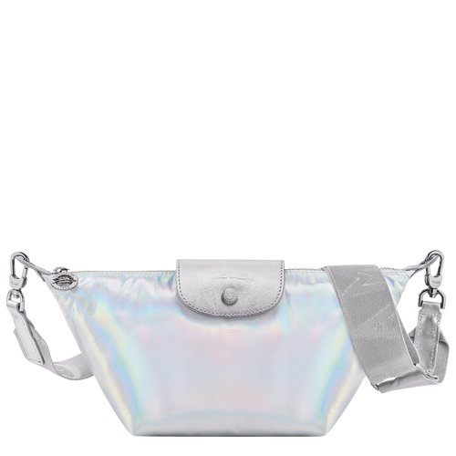 Sac bandoulière XS Le Pliage Collection , Toile - Argent - Vue 1 de 2