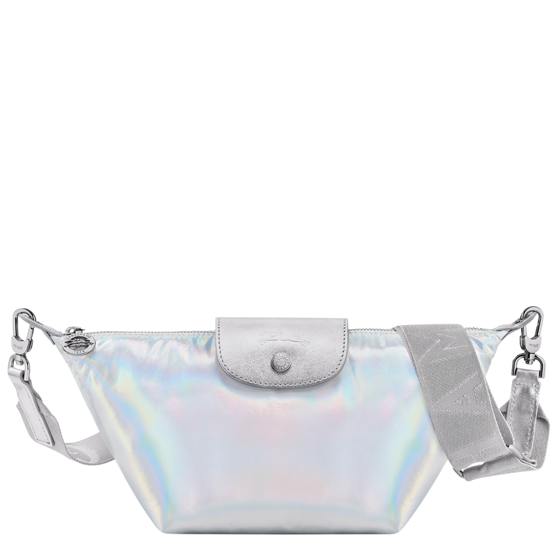 Le Pliage Collection XS Crossbody bag , Silver - Canvas  - View 1 of  3