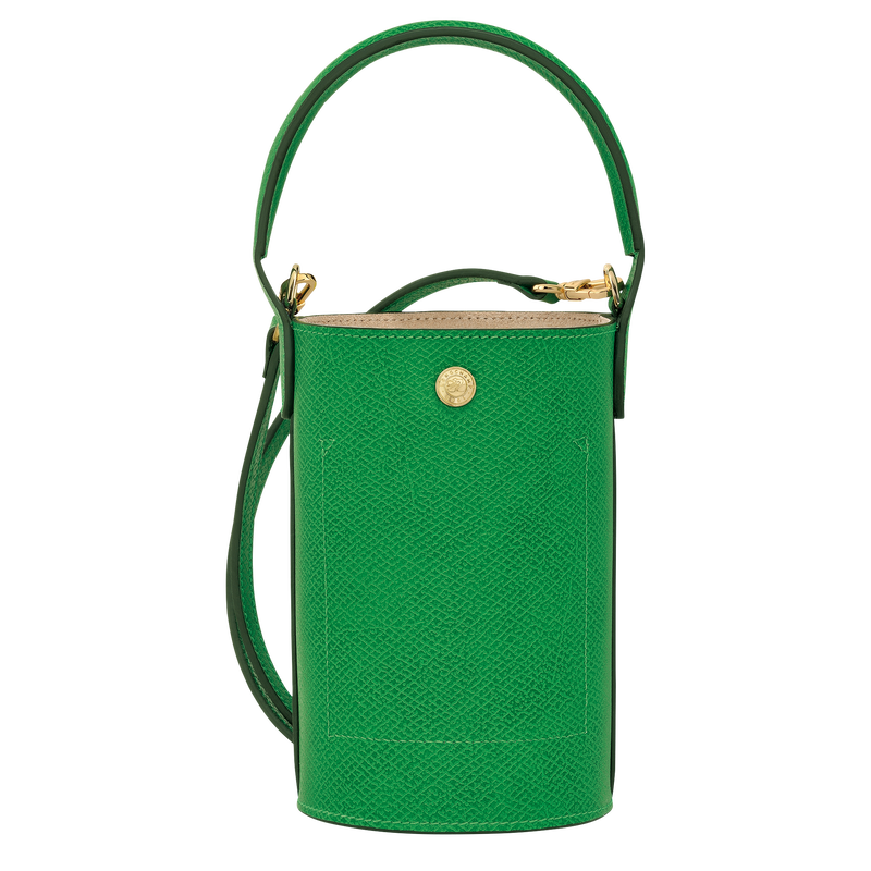 Sac bandoulière XS Épure , Cuir - Vert  - Vue 4 de 5