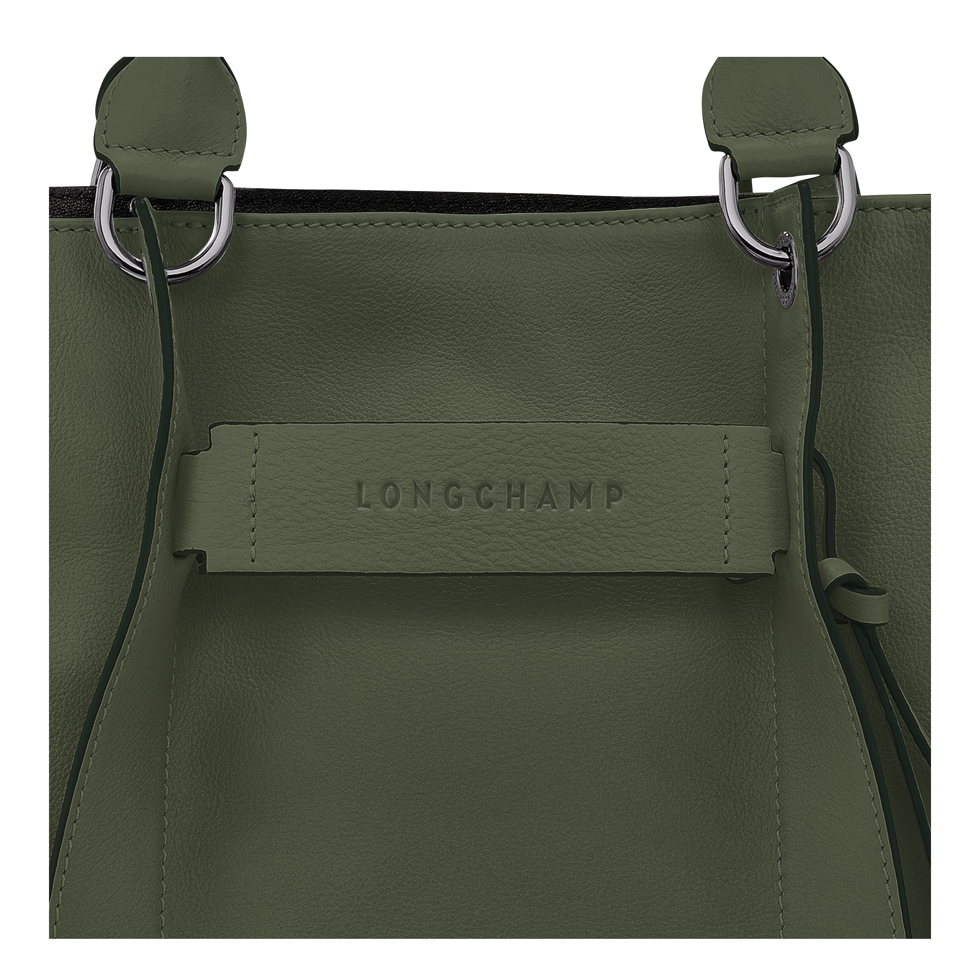 Longchamp 3D Handtasche M, Khaki