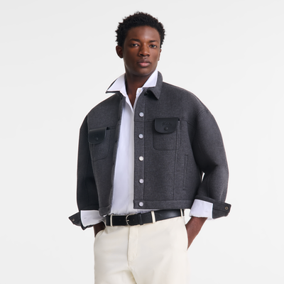 Herreng&uuml;rtel Le Pliage Original , Leder - Schwarz
