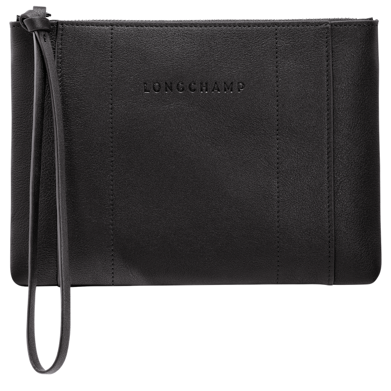 Longchamp 3D Pouch , Black - Leather  - View 1 of  2