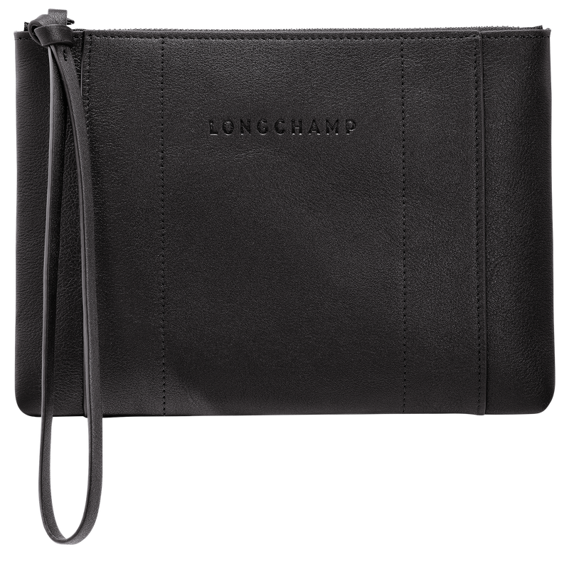 Pochette Longchamp 3D , Cuir - Noir  - Vue 1 de 2