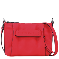 Personalised Red Leather Bag Crossbody Camera Bag Red White 