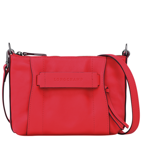 Longchamp 3D 斜背袋 S , 紅色 - 皮革 - 查看 1 4