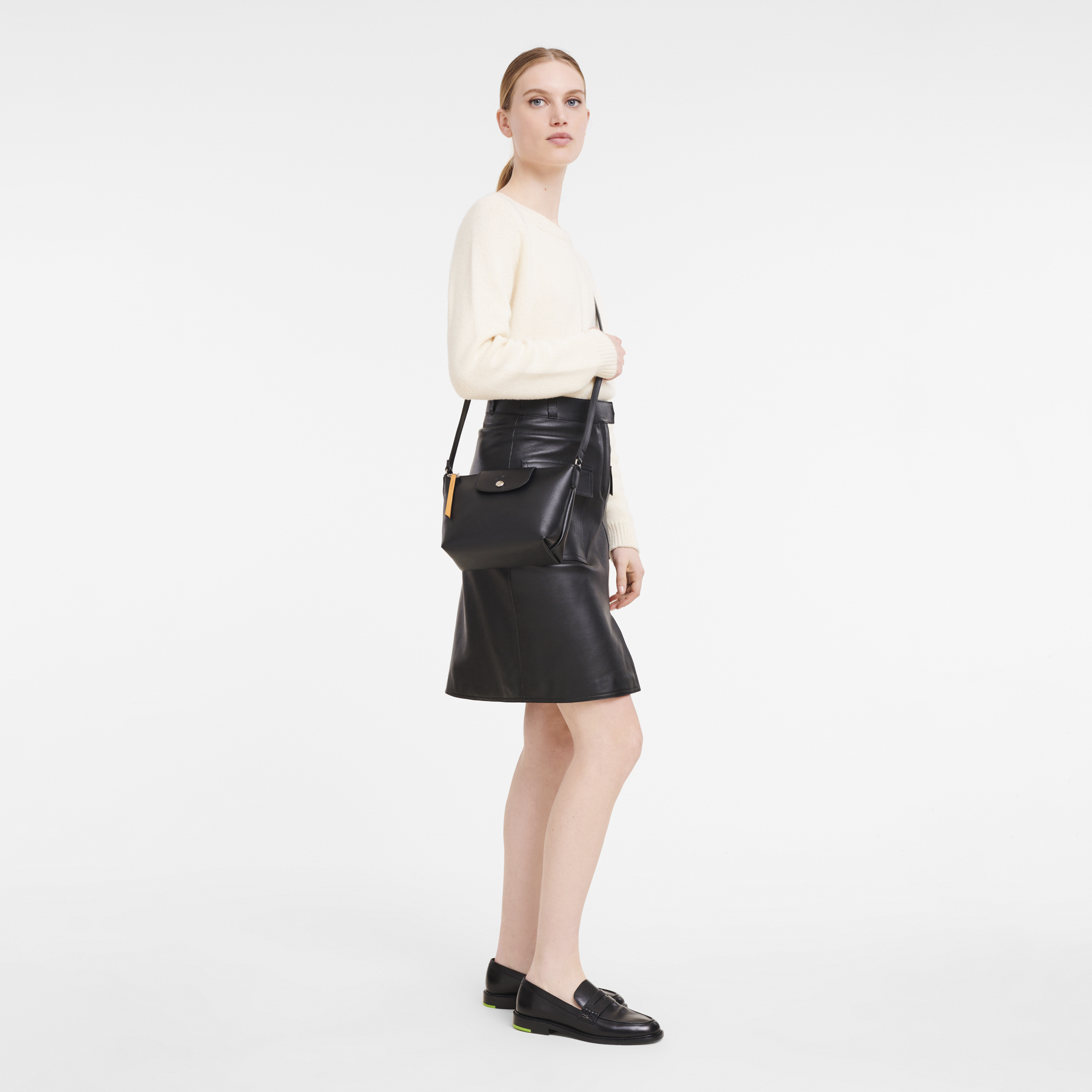 Longchamp Crossbody Bag Xs Le Pliage Filet In Black