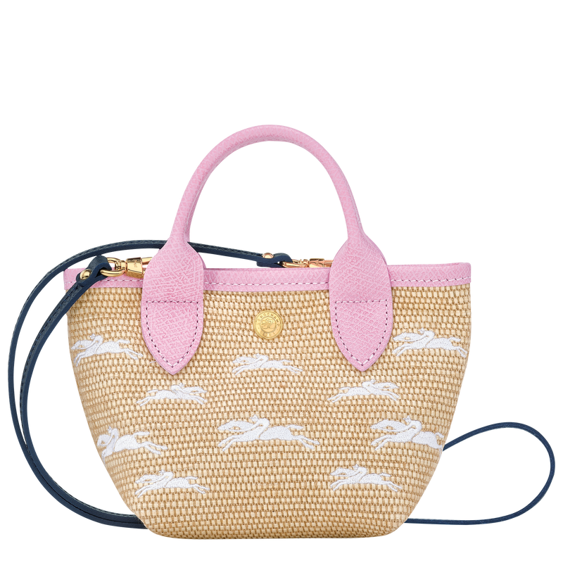 Handtasche XS Le Panier Pliage , Canvas - Pink  - Ansicht 4 von 4