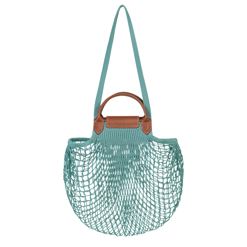 Le Pliage Filet L Mesh bag , Lagoon - Canvas  - View 4 of  4