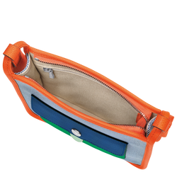 Le Foulonné Crossbody bag S, Blue/Orange