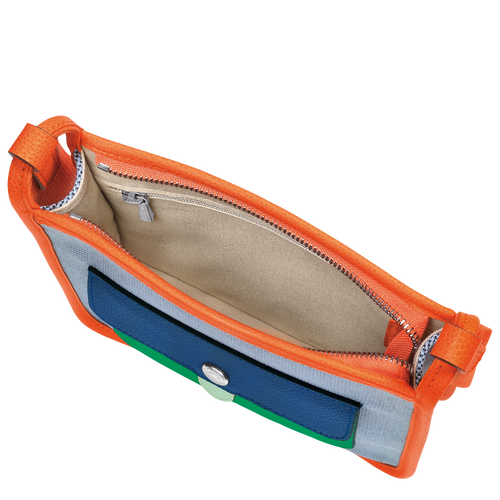 Le Foulonné Crossbody bag S, Blue/Orange