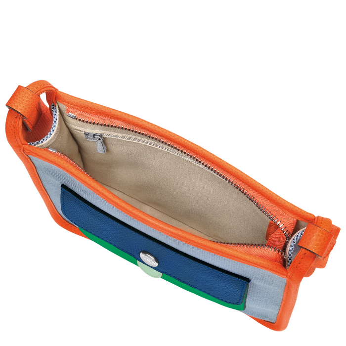 Le Foulonné Crossbody bag S, Blue/Orange