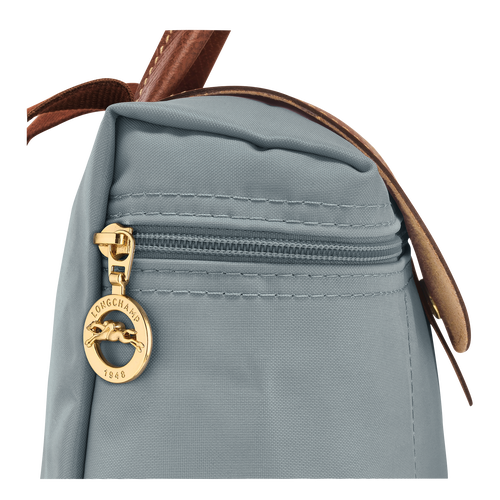 Rucksack M Le Pliage Original , Recyceltes Canvas - Stahl - Ansicht 6 von 7