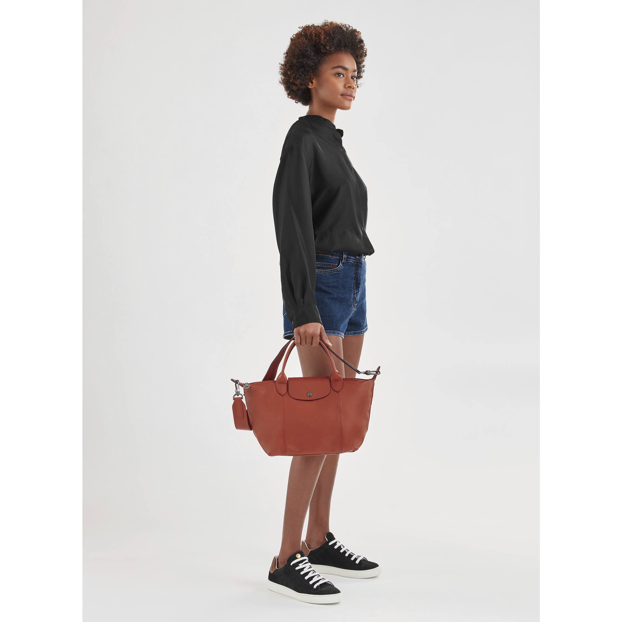 longchamp le pliage cuir 2019