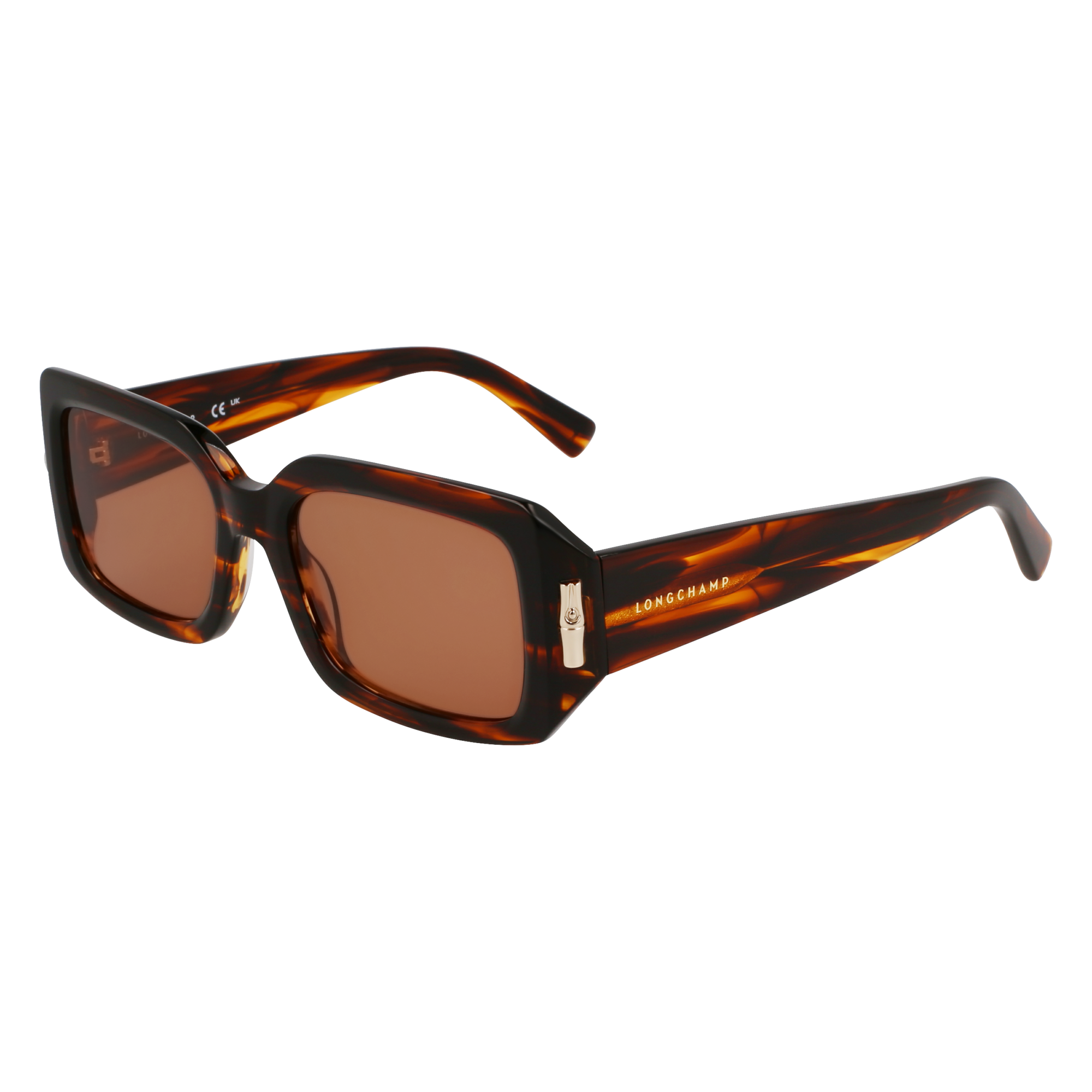 null Lunettes de soleil, Marron