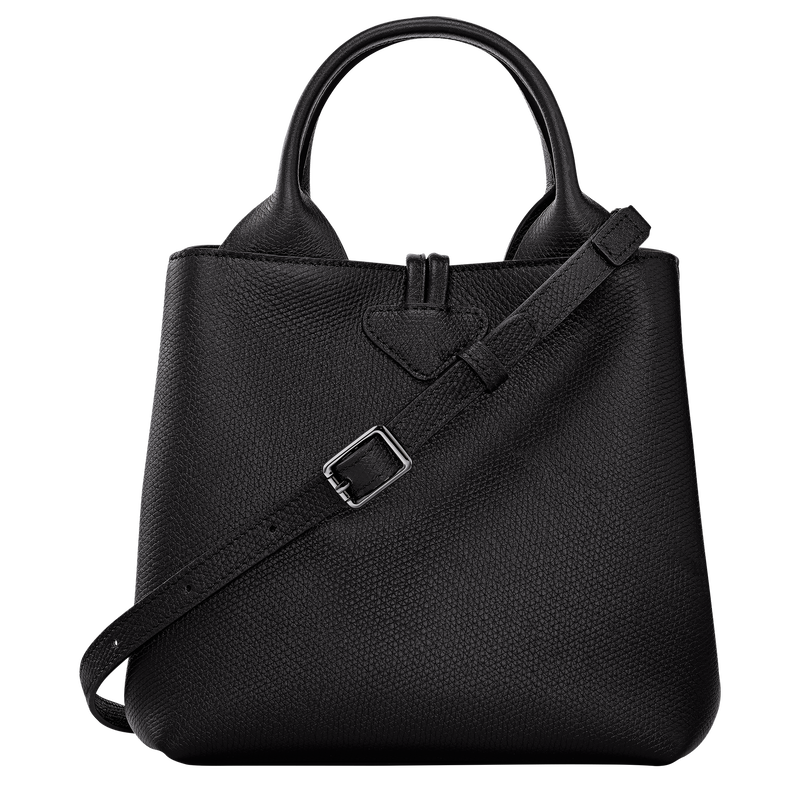 Le Roseau S Handbag , Black - Leather  - View 4 of  7