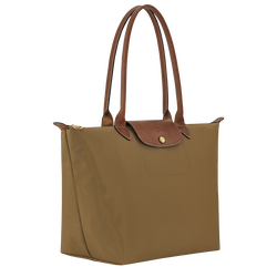 Le Pliage Original L Tote bag , Olive - Recycled canvas