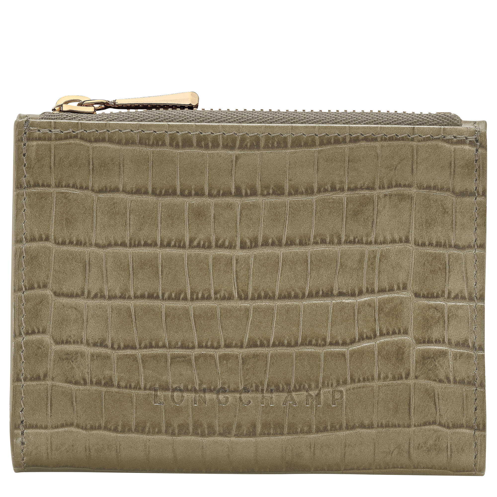 Compact wallet, Olive - View 1 of
3 - zoom in Longchamp Pocket Compact wallet, Olive