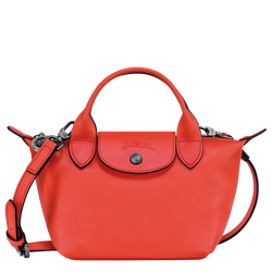 Le Pliage Xtra XS Handbag , Orange - Leather