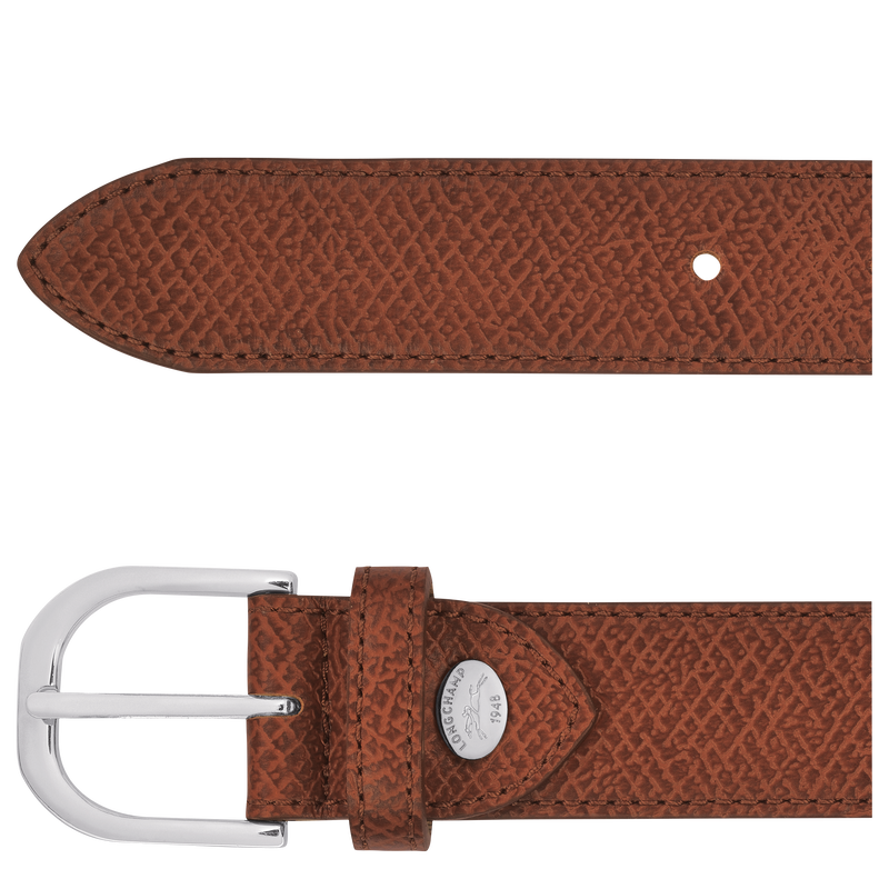 Le Pliage Ladies' Belt , Cognac - Leather  - View 3 of 3