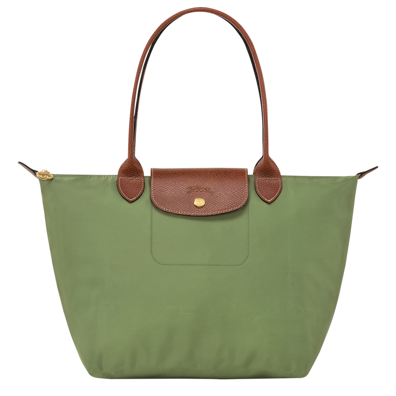 Le Pliage Original M Tote bag , Lichen - Recycled canvas  - View 1 of 5