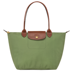 Le Pliage 原創系列 肩揹袋 M , 苔蘚綠色 - 再生帆布