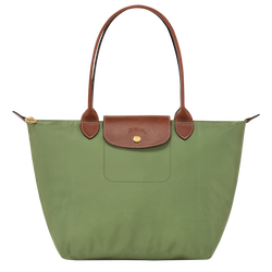 Le Pliage Original M Tote bag , Lichen - Recycled canvas