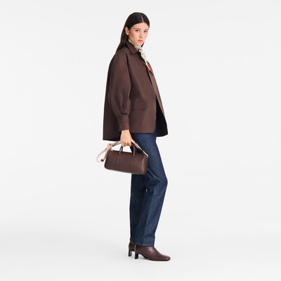 Daylong Bolso con asa superior M , Cuero - Moka