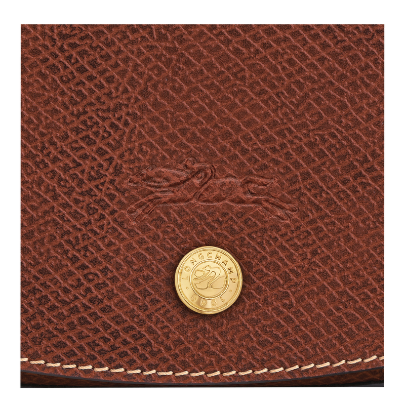 Épure Crossbody bag , Brown - Leather  - View 6 of  6