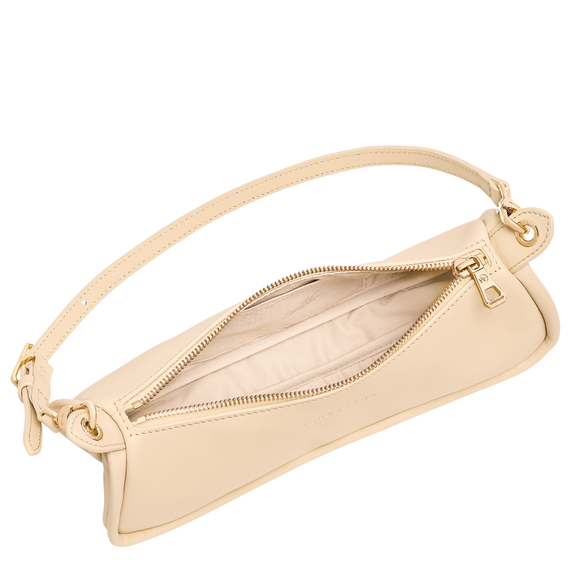 Looong M Shoulder bag , Vanilla - Leather  - View 5 of  7