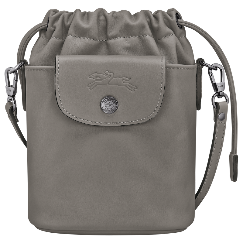 Borsa a secchiello XS Le Pliage Xtra , Pelle - Tortora  - View 1 of  6