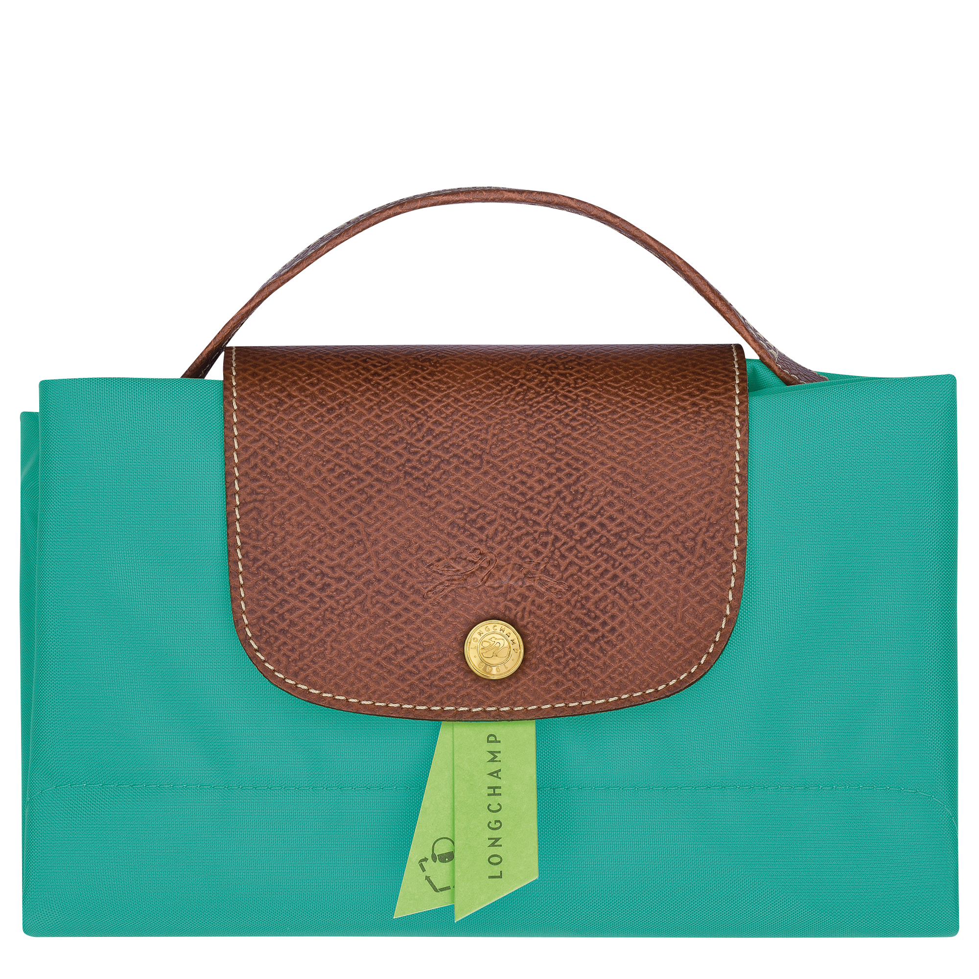 Le Pliage 原創系列 公事包 S, 綠松石色