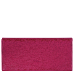 Le Foulonné Continental wallet , Beetroot - Leather