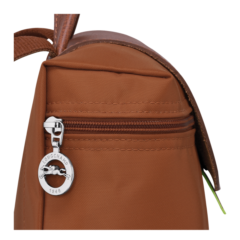 Le Pliage Green M Backpack , Cognac - Recycled canvas  - View 4 of 5