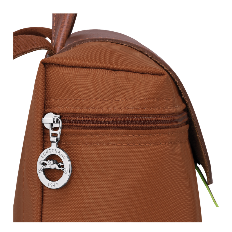 Le Pliage Green M Backpack , Cognac - Recycled canvas  - View 4 of 5