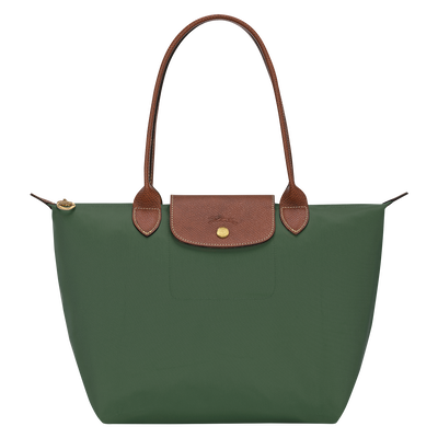 Le Pliage Original 肩揹袋 M , 英式綠色 - 再生帆布