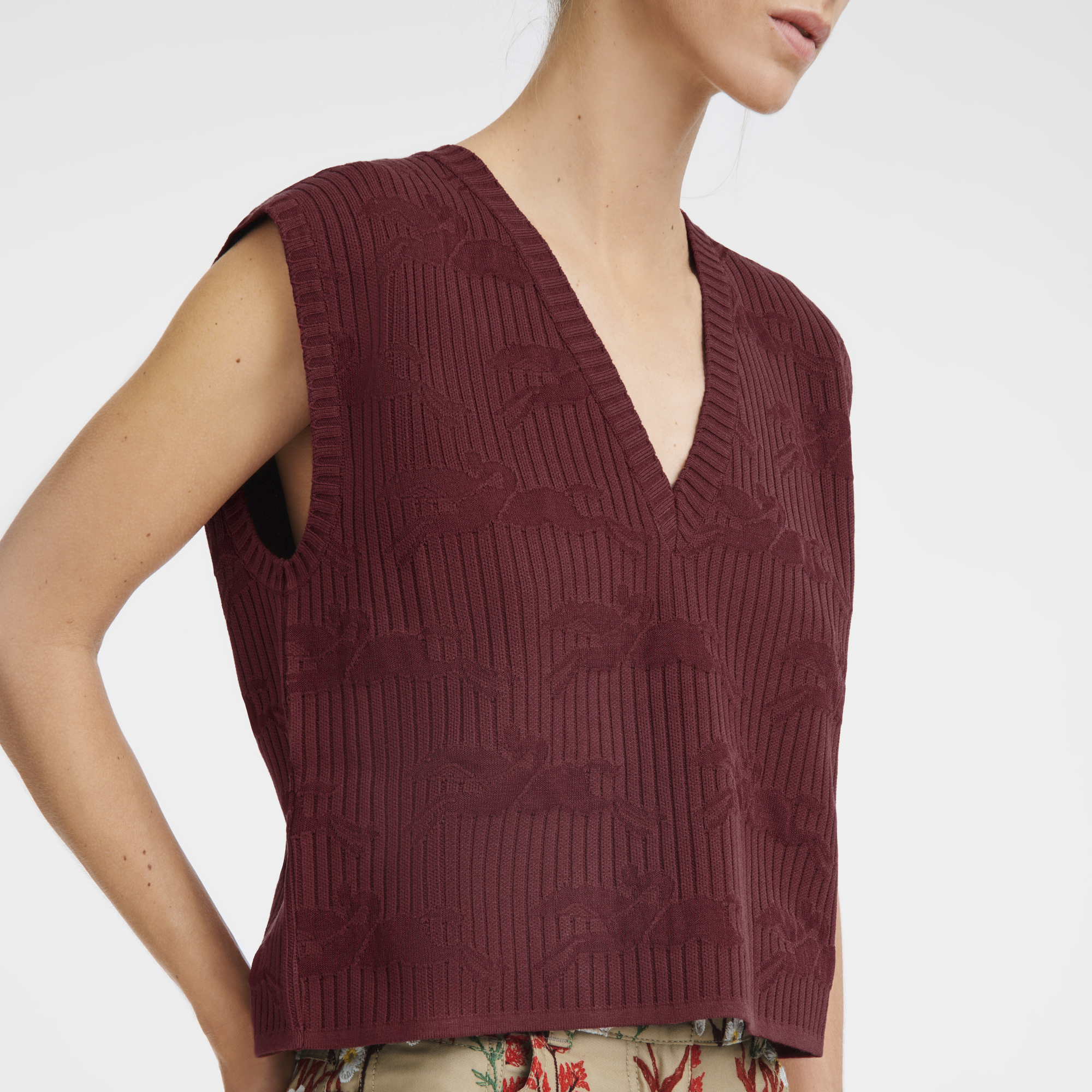 null Sleeveless sweater, Sienna