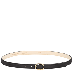 Ladies' belt , Black - Leather