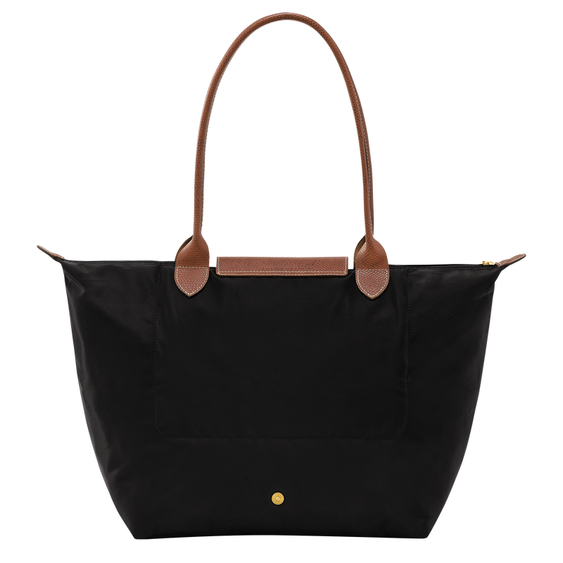 Le Pliage Original L Tote bag , Black - Recycled canvas  - View 4 of 6